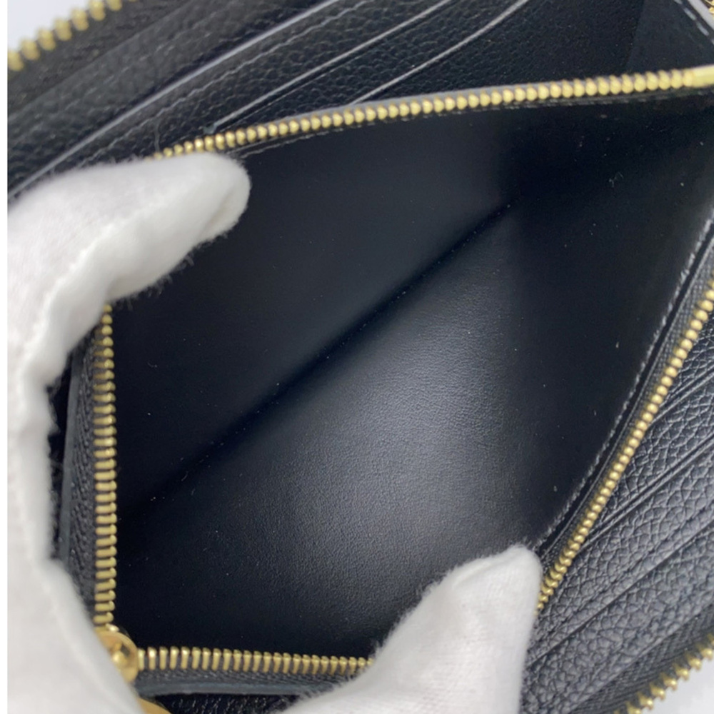 LOUIS VUITTON Empreinte Portefeuille Clemence M60171 Long Wallet in Black Cal... - Picture 11 of 13